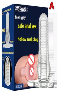 Nouveaux jouets sexuels anaux pour hommes masturbateur masculin gay Silicone souple creux Anus Plug pénis manchon adulte Bdsm produits Butt Plug Extender 1917506