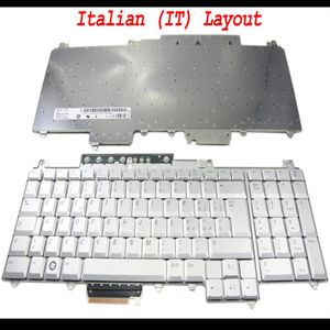 Nuevo y original teclado para portátil Dell para Inspiron 1720 1721 Vostro 1700 XPS M1730 Silver Italian ITALIANO IT versi281n