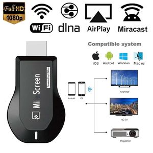 New Anycast Tv Stick 1080P Screen Mirror TV Dongle Wireless DLNA Display HDMI-Compatible Adapter Airplay Miracast for IOS Android