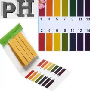 Nouvelle Arrivée 80 Bandes Gamme Complète pH Acide Alcalin 1-14 Test Papier Eau Litmus Test Kit