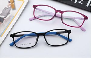 Nueva llegada de buena calidad gafas de marco barato marco TR90 3197 con la lente de gafas claras ultraligeros 51-15-138 de precios al por mayor