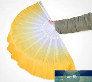 Livraison gratuite nouveauté voile de soie ventilateur de danse chinoise 5 couleurs disponibles pour le cadeau de faveur de fête de mariage 20 pcs/lot tout-match