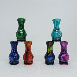 Coloridas puntas de goteo de resina de calabaza larga 810 para TFV8 TFV12 Big baby Kit Paquete de dulces