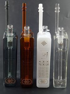 Nouvelle arrivée Creative téléphone mobile forme verre eau Bong huile Dab Rig narguilé fumer tuyau