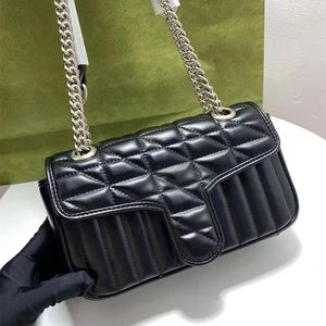 Sacs à main de styliste pour femmes, sacs à bandoulière fabriqués en cuir véritable, pochette, numéro de série à l'intérieur