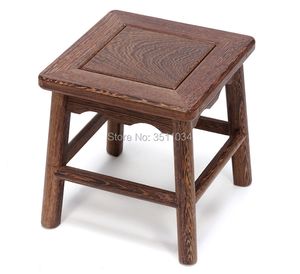 Nouveau arrivée japonaise tabouret en bois antique poulet-wingwing bois asiatique meuble traditionnel salon portable petit tabouret bas en bois