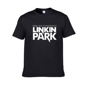Nouveauté lettre imprimée Linkin Park t-shirts Rock musique marque groupe équipe mode t-shirt hommes hauts t-shirts Cotton5958411