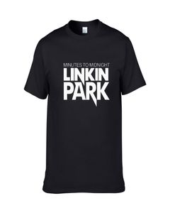 Nouveauté lettre imprimer linkin park t-shirts rock musique marque groupe équipe mode t-shirt hommes hauts t-shirts cotton4955642