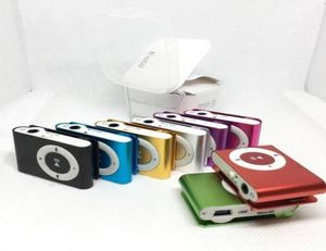 Nouvelle arrivée Mini Clip lecteur MP3 sans écran 8 couleurs support carte Micro SD TF avec écouteurs câble USB vente au détail bo6204754