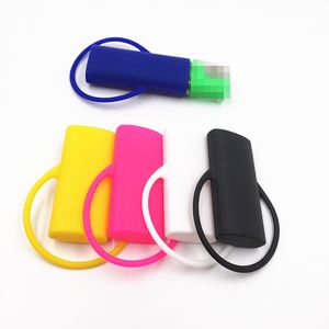 Funda de silicona para encendedor, accesorios para fumar, Clip para caja de cigarrillos, soporte seguro para alijo