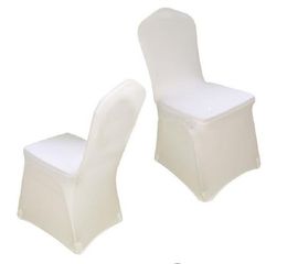 Nouveau Arrive Universal White spandex Wedding Party housses de chaise White spandex lycra chair cover pour Wedding Party Banquet beaucoup de couleurs