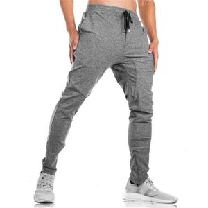 Nuevo otoño para hombre gimnasios pantalones moda hombres pantalones de chándal fitness slim fit para hombre joggers culturismo pantalones de sudor tamaño 3xl 210421