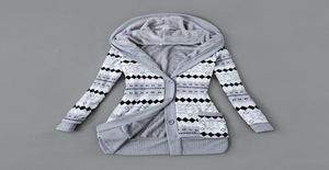 Nouveau automne hiver épais femmes mode pull châles à manches longues tricot Cardigan fourrure col châle laine chaud Poncho Cape manteau street7558036