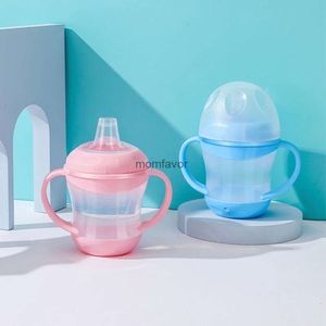 Nouveaux biberons # bouteille enfant bouteille d'eau pour enfants bouteilles d'eau étanches en plein air Portable tasses pour enfants tasses d'entraînement pour nourrissons avec poignée