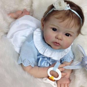 Nouveau bébé Reborn poupée 22 pouces Silicone Reborn bébé poupée Adorable réaliste enfant en bas âge Bonecas fille Menina De Surprice poupée cadeau d'anniversaire