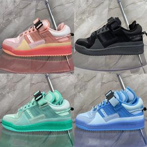 Nouveau Bad Bunny x Forum Casual Chaussures Hommes Femmes baskets Baskets de Noël Entraîneur Avec la taille de la boîte 38-45