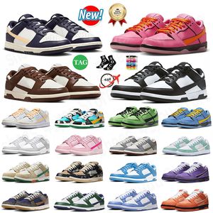 New Panda Dunks Low Designer Running Shoes Nubes de tinta púrpura bajos grises grises UNC Jarritos zapatillas deportivas para hombres y mujeres【code ：O】