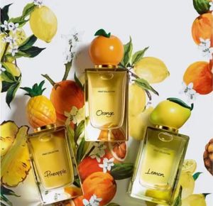 Nouveau beau parfum européen citron orange ananas parfum dernier classique frais durable léger parfum eau de parfum vaporisateur pour femme 80 ml