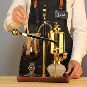 New Belgian Siphon Coffee Maker: Automatic Vacuum Pot Cafe Maker for Home Brewing