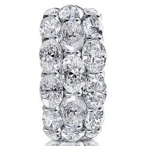 Nouveaux anneaux de mariage pour femmes Bling Bling avec des accessoires brillants en cristal de zircon cubique ovale pour la bague de déclaration de bijoux de fête