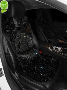 New Bling Diamond Star Plush Car Seat Neck Pillows Rhinestone Winter Universal Auto Seat Cover Cushion Car Pads Accessories Women