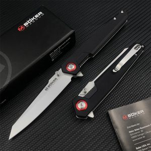 NUEVO Boker Tactical Asistido Cuchillo plegable de apertura rápida 440C Tanto Blade G10 Mango Cuchillos de apertura rápida Herramienta EDC de caza para acampar al aire libre