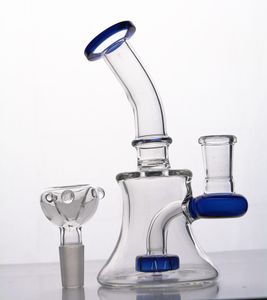 Petits narguilés Mignon Bong Verre Huile Rigs Bongs En Verre Coloré Eau Bongs Bubbler Noir Bongs Livraison Gratuite