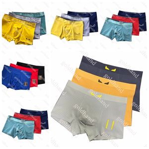 Nuevos Boxers de diseñador para hombre, calzoncillos de marca de lujo con letras impresas, ropa interior clásica para hombre, calzoncillos Boxer suaves y frescos