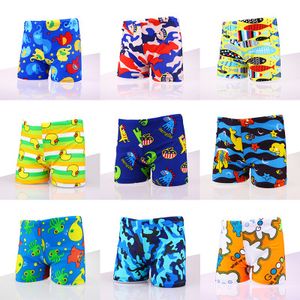 New Boys Swimming Shorts Baby Boys Swimming Pool Beach Swimwear Cartoon Printed Swim Trunks Boardshorts Swim Board Shorts 1-14T