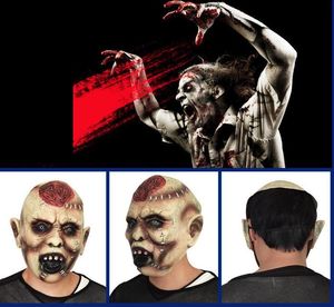 Nueva máscara de fantasma cerebral Monstruo de Halloween Máscaras de miedo Máscaras de diablo de látex Proveedor de fiesta de disfraces de lujo Horror Zombie Terror prop