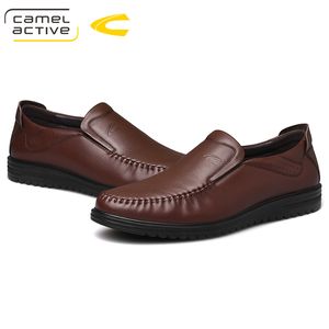 Camel Active Shoes New Men's Casual Leather Genuine Leather Cowhide Sets Business Shoes Soft Comfort Light Cushioning Calzado N965854533