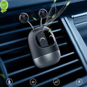 New Car Air Freshener Auto Creative Mini Robot Air Vent Clip Parfum Flavoring Ventilation Outlet Aromatherapy Automotive Interior