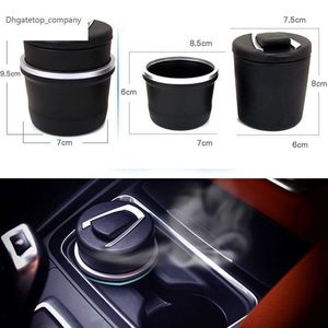 New Car Ashtray Storage Cup Smokeless with LED Light Auto Accessories For VW Volkswagens R Golf 5 6 MK7 Tiguan Polo GTI MK6