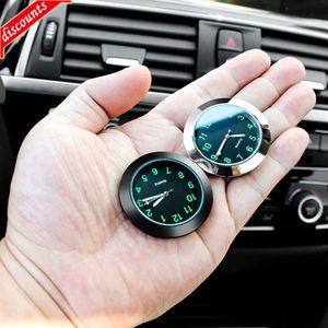 New Car Clock Luminous Auto Ornament Car Accessories For Mercedes benz AMG A B C E S R G Class GLK GLA GLC GLB GLE CLS CLA