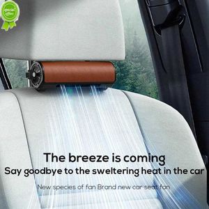 Nouveau ventilateur d'appui-tête arrière intérieur de voiture prise USB ventilateur de siège de voiture énergie éolienne jusqu'à faible bruit siège arrière de voiture ventilateur créatif ventilateur de voiture d'été