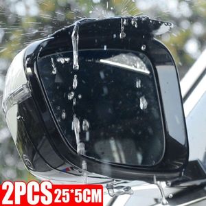 Nouveau rétroviseur de voiture, sourcil de pluie, miroir de recul universel, autocollant de lame anti-pluie avec évent de guidage d'air, bouclier de pluie étanche