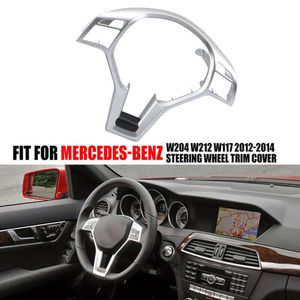 Nueva cubierta embellecedora para marco de volante de coche para Mercedes Benz C E CLA clase W204 W212 W117 C172 C218 2012-2014 para estilo AMG