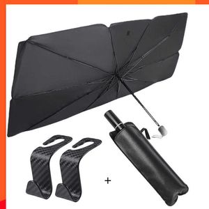 Nouveau pare-soleil de voiture pare-soleil rétractable protection solaire isolation thermique pare-brise avant parasol voiture fenêtre parasol voiture