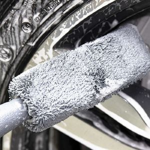 Brosse de lavage de voiture en microfibre, épurateur de pneus, brosse de jante de roue, coffre de moto, dépoussiéreur, outil de nettoyage de détail, outils de nettoyage de voiture