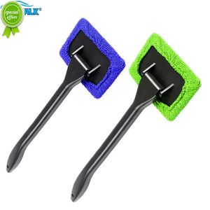 New Car Window Cleaner Brush Kit Windshield Cleaning Wash Brush Inside Interior Auto Glass Wiper With Long Handle Car Accessories