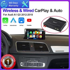 Interface Apple CarPlay Android Auto sans fil pour Audi A1 Q3 2012 – 2018, avec lien miroir, fonctions AirPlay, nouvelle collection