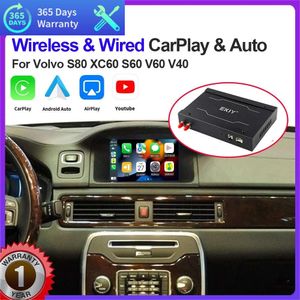 Nouvelle voiture sans fil Apple Carplay Android Auto Module voiture AI boîte pour Volvo XC60 XC70 S60 S80 V60 V70 V40 2011-2019 miroir lien décodeur