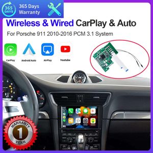 CarPlay sans fil pour Porsche 911 PCM 3.1, 7 pouces, système Linux 2010 – 2016, avec Interface Android Auto, fonction AirPlay, lien miroir, nouvelle collection