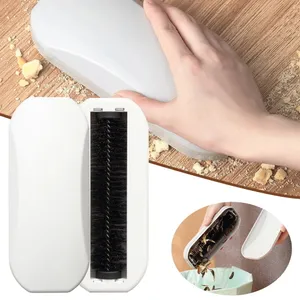 Nouveau tapis poussière brosse en plastique table de chevet miette balayeuse poils d'animaux peluches nettoyant collant cueilleur charpie rouleau vêtements balayage nettoyage