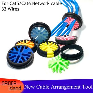 Nouveau peigne de câble Cat5 Cat6 pour outil de gestion de câble pour l'organisation des fils outil de lisseur de câble catégorie organisateur de fil de câble