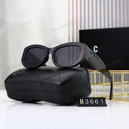 Nouvelles lunettes de soleil CC Designer de mode Ch Lunettes de soleil Rétro Fashion Top Conduite en plein air Protection UV Mode Logo Leg pour femmes Hommes lunettes de soleil avec boîte