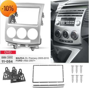 Nouveau panneau stéréo CD DVD pour FORD i-Max 2007+ MAZDA 5 Premacy 2005+ 2 Din Audio Radio Fascia CD Trim Kit Frame Refiting Facia Plate