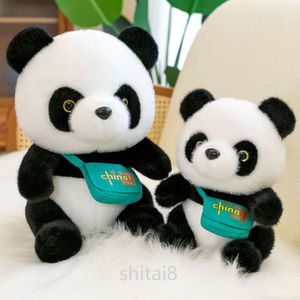 Nouveau panda poupée chinoise en peluche sac à dos Little Panda Doll's Children's Gift Travel Travel Souvenir