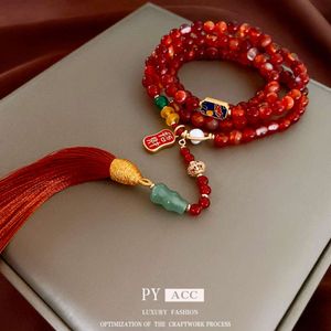 Nouveau étanche de perle chinoise deux portées Bracelet antique de style doux de style doux Chine-Chic polyvalent bijoux de main de haut niveau
