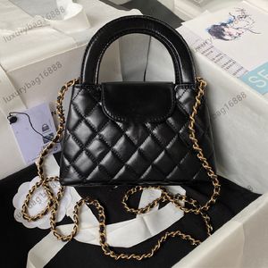 Nouveau sac d'emballage cadeau de Noël pour femme sac cc sac matelassé designer femme sac messager sac à main petit sac à bandoulière designer portefeuille en cuir véritable dame sac à main mini